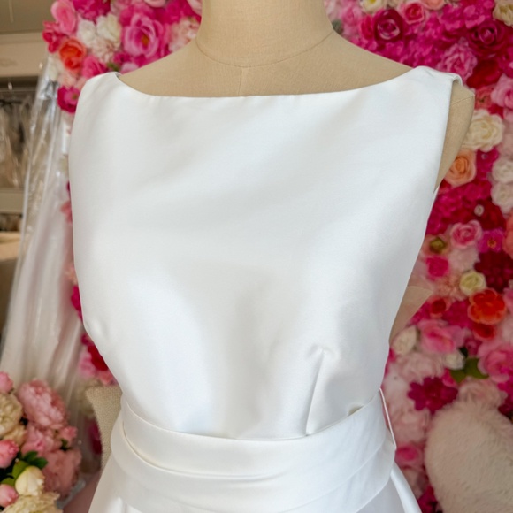 By Watters | Mini Tie Back with Bow Dress - Picture 2 of 4